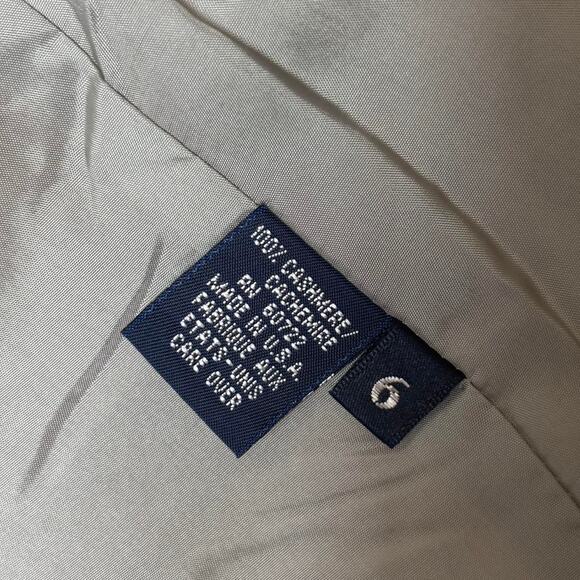 Vintage Burberrys of London 100% Cashmere Plaid Jacket Size 6- NWT - Picture 6 of 8